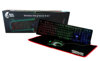 Zestaw dla Gracza Klawiatura Mysz Podkładka od Dragon Breath