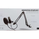 Mikrofon studyjny ze statywem Hykker pop filtr