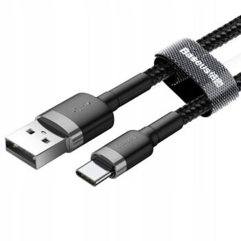 Kabel Szybkiego Ładowania USB A na USB C 2A Baseus - obrazek 3