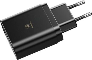 Ładowarka Sieciowa BASEUS Mirror Travel 3x USB Czarna - obrazek 4