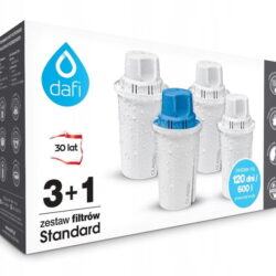 Zestaw filtrów Dafi 3 wkłady Classic 1 magnezowy Mg+