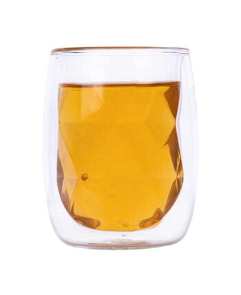 Szklanki MG HOME Renza Origami 2x300ml podwójna ścianka