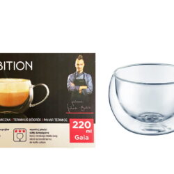 Szklanka Kubek Termiczny Ambition Gaia 220ml Podwójna Ścianka