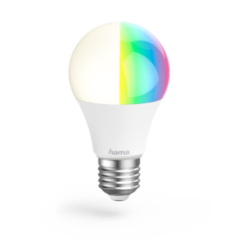 Hama Żarówka LED WIFI E27, 10W RGB+CCT 806lm A+