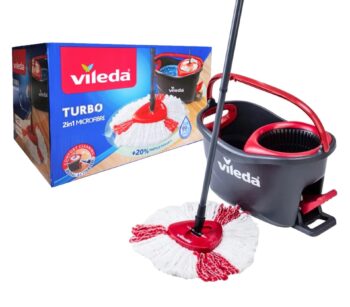 Mop obrotowy Vileda Turbo 2w1 Micrfibre Zestaw - obrazek 9