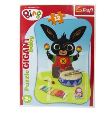 Puzzle Gigant Baby 12 el. 40x60 cm Bing 2+