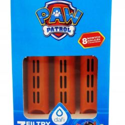 Zestaw 3 Filtry + Nakrętka do Butelki Filtrującej Psi Patrol Marshall Filtr Pomarańczowy