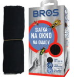 Siatka na Okno na Owady Bros Czarna 130 x 150 cm