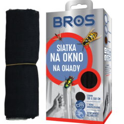 Siatka na Okno na Owady Bros Czarna 130 x 150 cm