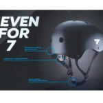 Kask Rowerowy na Deskorolkę Rolki Wrotki roz. L Seven For 7 Czarny