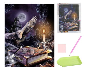 Mozaika Diamentowa Haft Sowa Harry Potter Zestaw