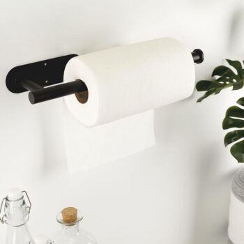 Uchwyt Wieszak na Ręcznik Papierowy Metalowy Czarny Loft - obrazek 8