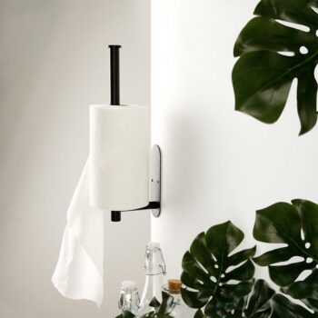 Uchwyt Wieszak na Ręcznik Papierowy Metalowy Czarny Loft - obrazek 9