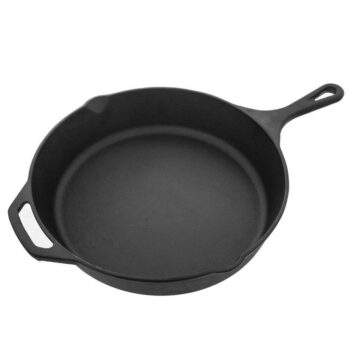 Patelnia Żeliwna Okrągła 30 cm Talerz Żeliwny - obrazek 3