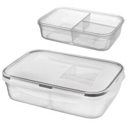 Pojemnik na Żywność Dzielony 3 Wkłady Lunchbox 1l