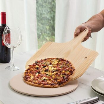 Kamień do Pieczenia Pizzy Forma z Deską 33cm - obrazek 5