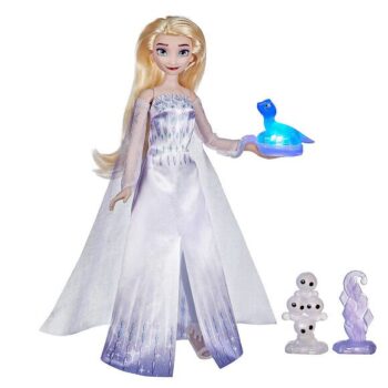 Lalka Elsa Frozen Magiczna Moc Kraina Lodu Mówi po Polsku - obrazek 2
