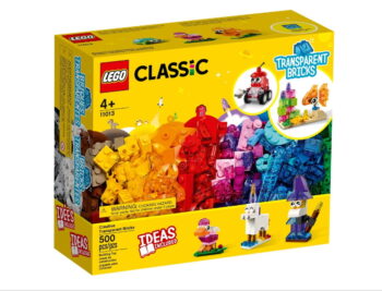 LEGO Classic 11013 Kreatywne Przezroczyste Klocki