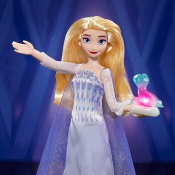 Lalka Elsa Frozen Magiczna Moc Kraina Lodu Mówi po Polsku - obrazek 6