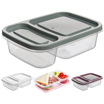 Pojemnik na Żywność Dzielony 2-częściowy Lunchbox 750 ml