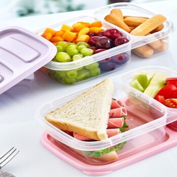 Pojemnik na Żywność Dzielony 2-częściowy Lunchbox 750 ml