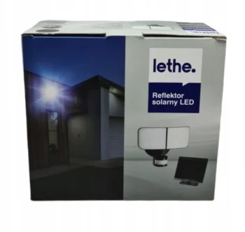 Lampa Reflektor Solarny LED z Panelem Lethe