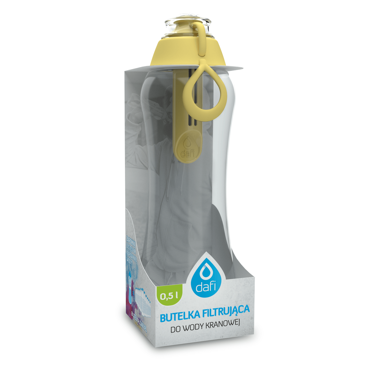 Butelka filtrująca Dafi SOFT 0,5l Waniliowa