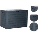 Skrzynia Ogrodowa WOODEBOX 190l do Przechowywania Poduch Zabawek