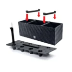 Donica Ogrodowa Prostokątna z Systemem Nawadniana 51,4cm