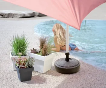 Podstawa do Parasola Okrągła Stojak na Parasol Antracyt XXL