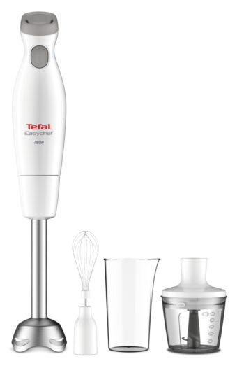 Blender Ręczy Tefal HB453138 3w1 450W Mikser Siekacz TURBO