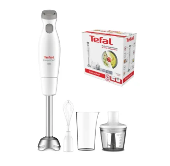 Blender Ręczy Tefal HB453138 3w1 450W Mikser Siekacz TURBO