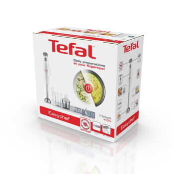 Blender Ręczy Tefal HB453138 3w1 450W Mikser Siekacz TURBO