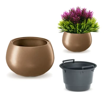 Donica Ogrodowa z Wkładem Owalna Heos Eco 43,6cm