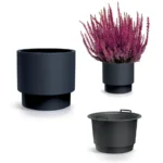 Donica Ogrodowa z Wkładem Heos Antracyt 29,8cm