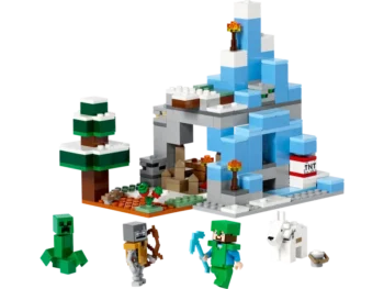 LEGO Minecraft Ośnieżone szczyty 21243 304el.