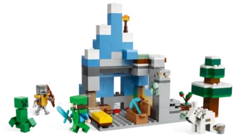 LEGO Minecraft Ośnieżone szczyty 21243 304el.
