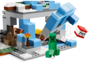 LEGO Minecraft Ośnieżone szczyty 21243 304el.