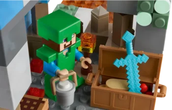 LEGO Minecraft Ośnieżone szczyty 21243 304el.