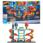 Hot Wheels City Zakręcona Megamyjnia + Autko Zmieniające Kolor
