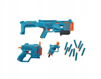 Wyrzutnia Nerf Elite 2.0 Stockpile Pack Pistolet Karabin Zestaw 3 szt.