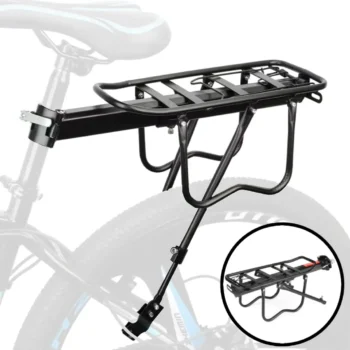 Aluminiowy Bagażnik Rowerowy do 50kg Uniwersalny Tylny