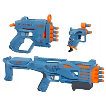 Wyrzutnia Nerf Elite 2.0 Stockpile Pack Pistolet Karabin Zestaw 3 szt.