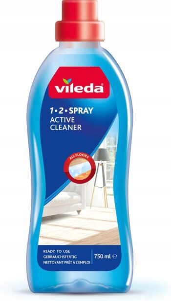 Mop ze Spryskiwaczem Płaski Vileda 1-2 Spray + Płyn