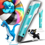 Długopis 3D Pen dla Dzieci Drukarka 3D 20 Wkładów