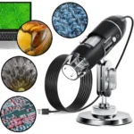 Mikroskop Cyfrowy na USB z Przybliżeniem x1600 2Mpx 8 LED