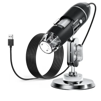 Mikroskop Cyfrowy na USB z Przybliżeniem x1600 2Mpx 8 LED