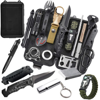 Zestaw Survivalowy 17el + Etui Zestaw Przetrwania