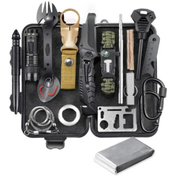 Zestaw Survivalowy 17el + Etui Zestaw Przetrwania