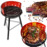 Tradycyjny Grill Ogrodowy Węglowy Składany 35cm + Ruszt